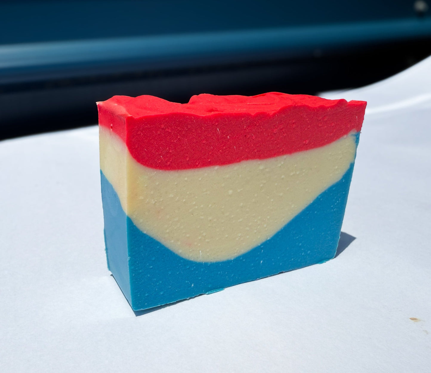 Making MatthieuRocket Pop Vegan Soap β Summer Fun in Red, White & Blue! πππ«
