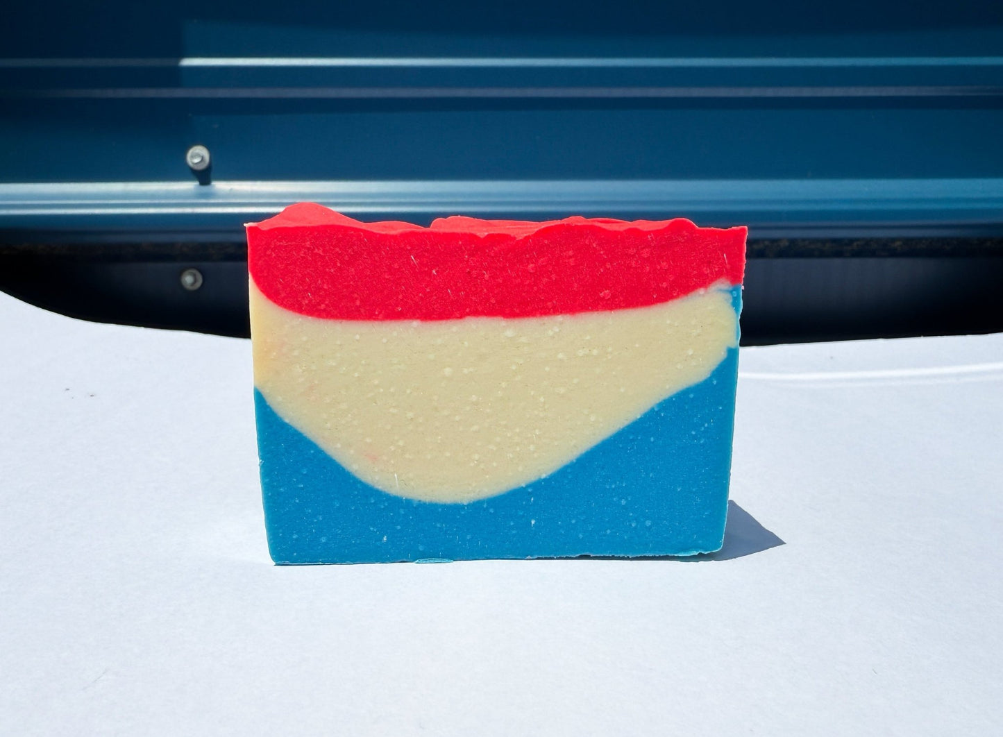 Making MatthieuRocket Pop Vegan Soap – Summer Fun in Red, White & Blue! 🍒🍋🫐