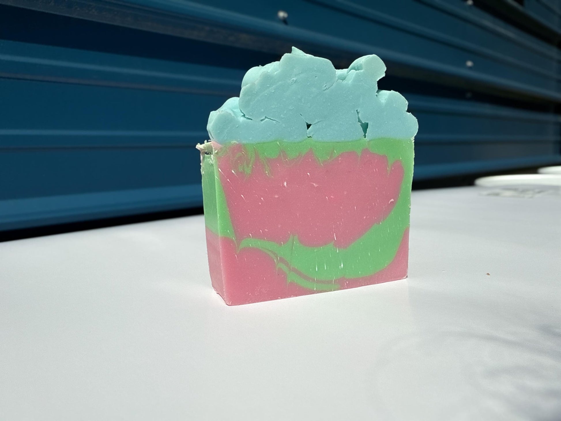 Making MatthieuThe Western Sky Frosted Soap – Whimsical Colors & Enchanting Fragrance